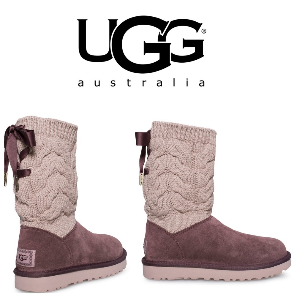 NWOT UGG KIANDRA BOOTS in CORDOVAN (Mauve)